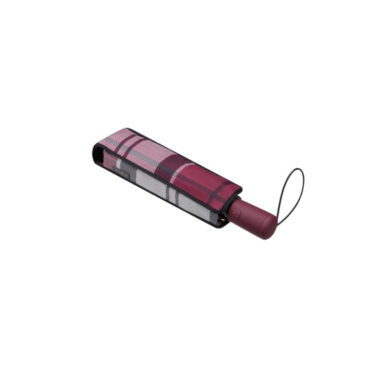 Samsonite 108966-A465 Alu Drop, Ομπρέλα Αυτόματη, Κόκκινο Καρό