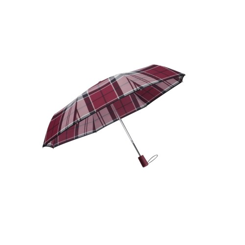 Samsonite 108966-A465 Alu Drop, Ομπρέλα Αυτόματη, Κόκκινο Καρό