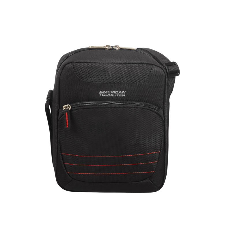 American Tourister 110536-1041 Bombay Beach, Ανδρικό  Τσαντάκι Χιαστί, Ύφασμα, Μαύρο