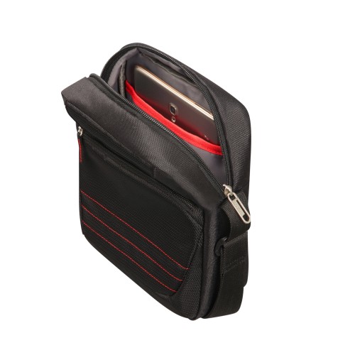 American Tourister 110536-1041 Bombay Beach, Ανδρικό  Τσαντάκι Χιαστί, Ύφασμα, Μαύρο