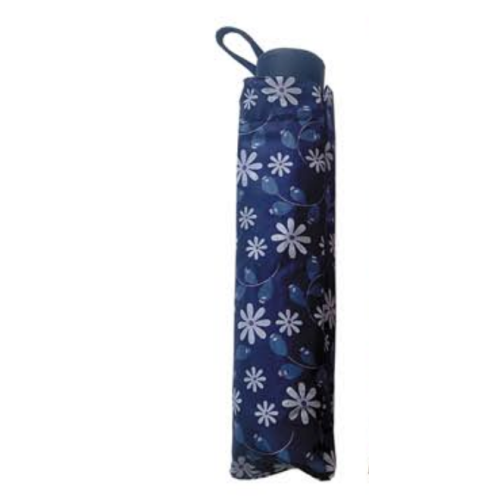 Rain A-1111A, Ομπρέλα Χειροκίνητη, Εμπριμέ Μπλε
