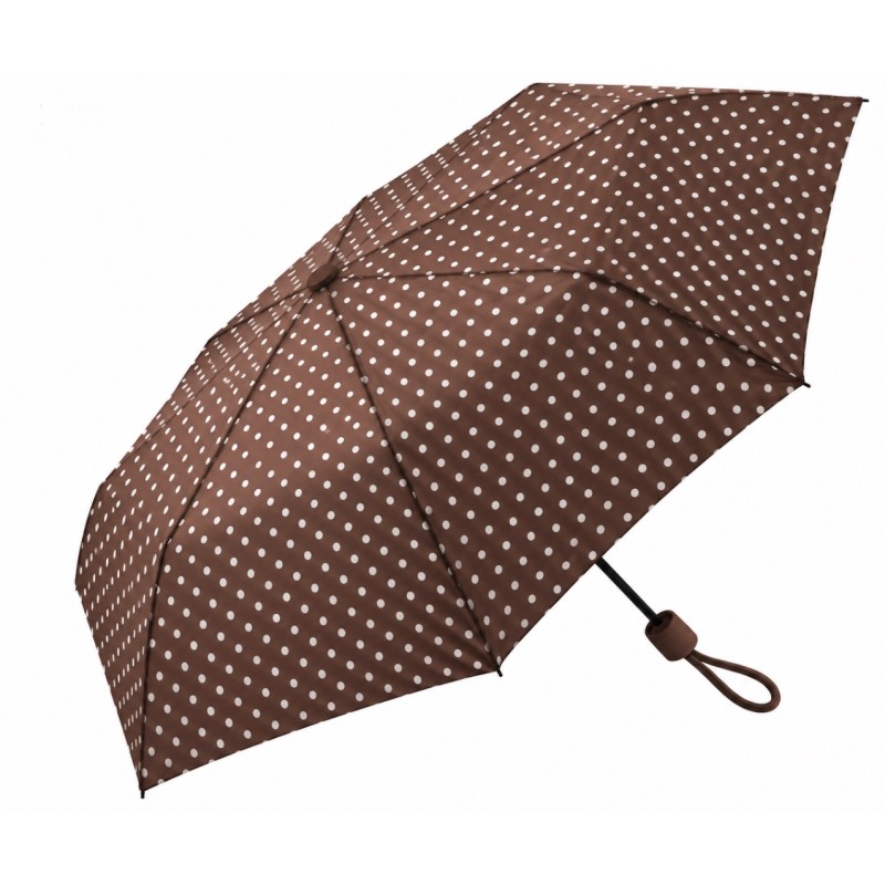 Rain A-1111C, Ομπρέλα Χειροκίνητη, Εμπριμέ Καφέ