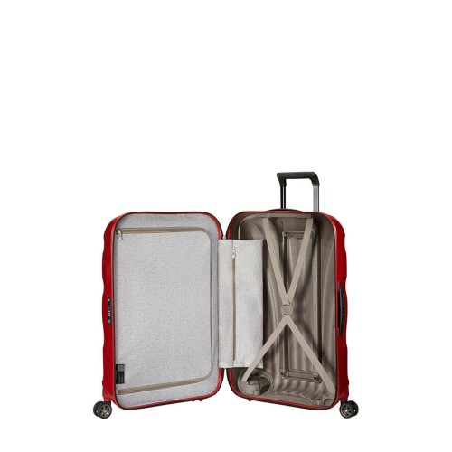 Samsonite 122861-1198 C-Lite Spinner, Βαλίτσα Mεγάλη, Πολυπροπυλένιο, Κόκκινο