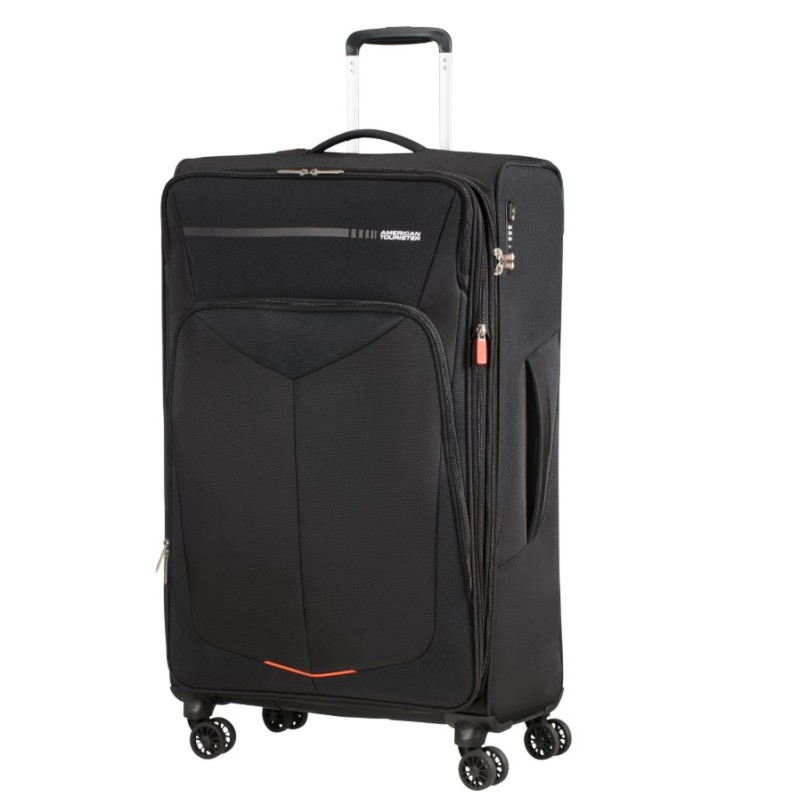 American Tourister 124891-1041 Summerfunk, Βαλίτσα Μεγάλη,Ύφασμα, Μαύρο