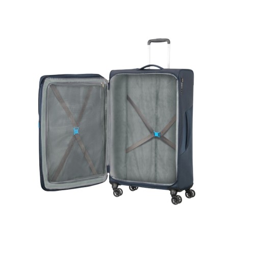 American Tourister 124891-1596 Summerfunk, Βαλίτσα Μεγάλη, Ύφασμα, Μπλε