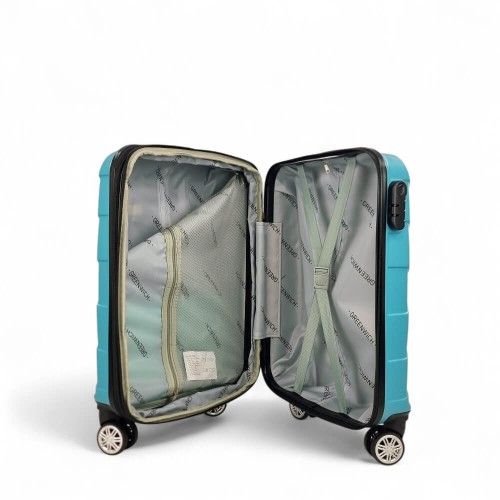 Greenwich Polo 125 Budapest, Βαλίτσα Μικρή-Καμπίνας, Σκληρή, Γαλάζιο