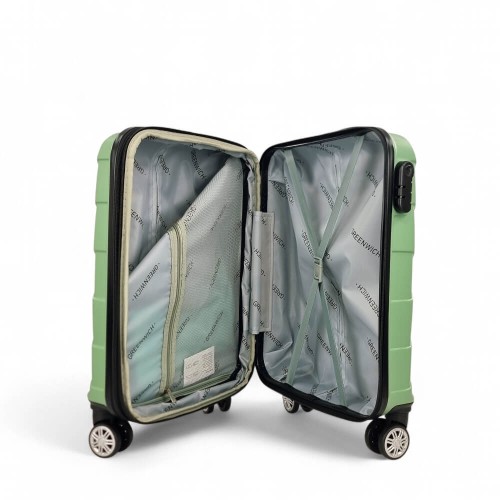 Greenwich Polo 125 Budapest, Βαλίτσα Μικρή-Καμπίνας, Σκληρή, Πράσινο