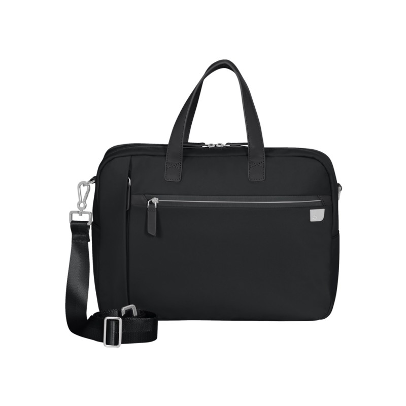 Samsonite 130663-1041 Eco Wave, Επαγγελματική Τσάντα Laptop, Ύφασμα, Μαύρο