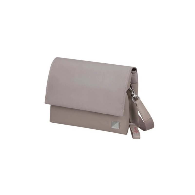 Samsonite 142613-1721 Workashionist, Γυναικείο Τσαντάκι Χιαστί, Ύφασμα, Μπεζ