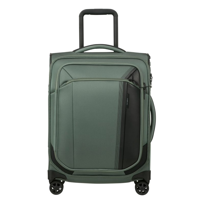 Samsonite 143328-2570 Respark, Βαλίτσα Μικρή/Καμπίνας 55 x 40 x 20cm, Ύφασμα, Πράσινο