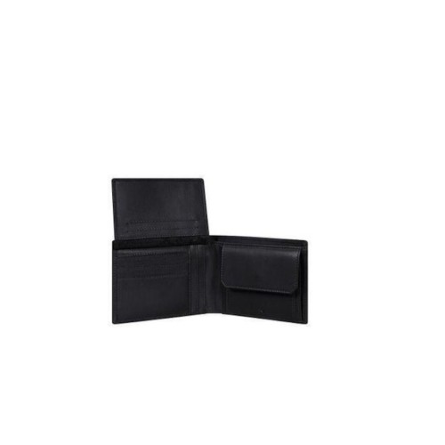 Samsonite 144446-1041 Attack, Ανδρικό Πορτοφόλι, Δ΄έρμα, Μαύρο