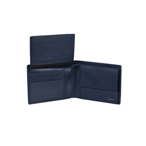 Samsonite 144537-1615 Pro DLX 6, Ανδρικό Πορτοφόλι, Δέρμα, Μπλε