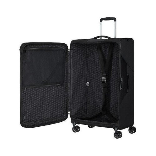 Samsonite 146854-1041 LiteBeam, Βαλίτσα Μεγάλη, Ύφασμα, ΑΤΑΝ, Μαύρη