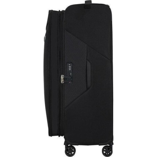 Samsonite 146854-1041 LiteBeam, Βαλίτσα Μεγάλη, Ύφασμα, ΑΤΑΝ, Μαύρη