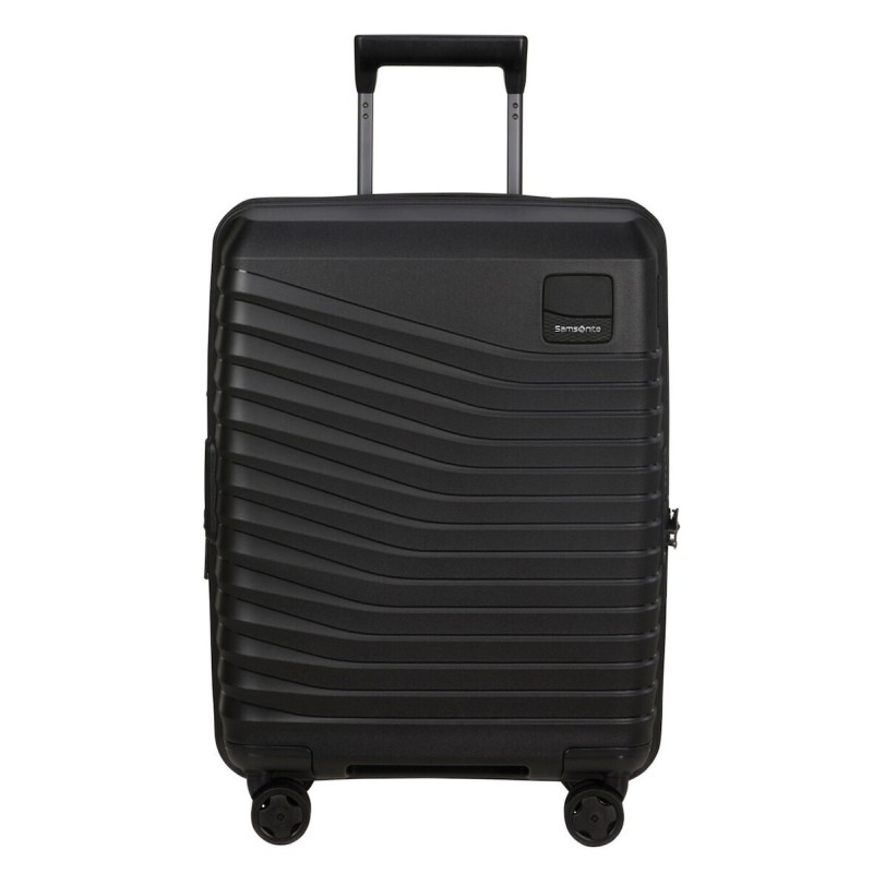 Samsonite 146913-1041 Intuo, Βαλίτσα Μικρή/Καμπίνας, Πολυπροπυλένιο, ΑΤΑΝ, Μαύρο