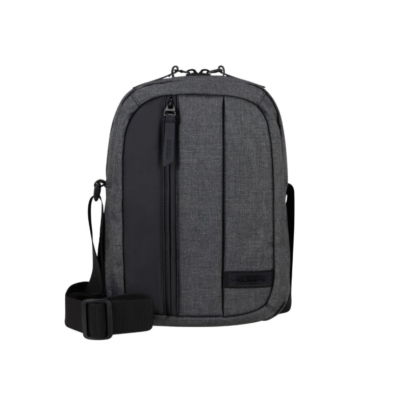 American Tourister 147032-8412 StreetHero, Ανδρικό Τσαντάκι Χιαστί, Ύφασμα, Γκρι