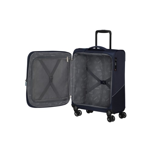 American Tourister 149498-2774 SummerRide, Βαλίτσα Μικρή/Καμπίνας, Ύφασμα, Πετρόλ