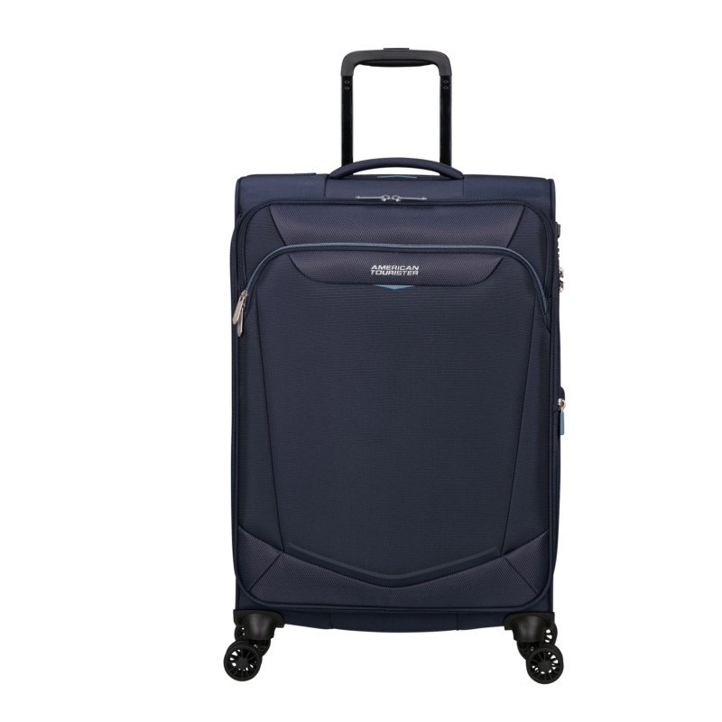 American Tourister 149499-1596 SummerRide, Βαλίτσα Μεσαία 69 x 43 x 29cm, Ύφασμα, ATAN, Μπλε