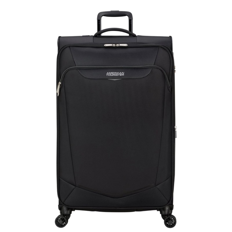 American Tourister 149500-1041 SummerRide, Βαλίτσα Μεγάλη 80 × 48 × 30 cm, Ύφασμα, Μαύρο