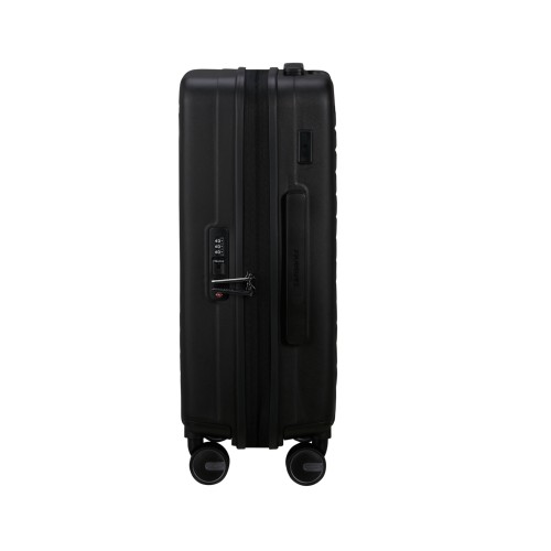 Samsonite 150702-1041 Restackd, Βαλίτσα Μικρή/Καμπίνας 55 x 40 x 20 cm, Πολυπροπυλένιο, ΑΤΑΝ, Μαύρο