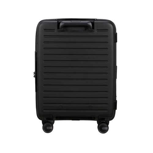 Samsonite 150702-1041 Restackd, Βαλίτσα Μικρή/Καμπίνας 55 x 40 x 20 cm, Πολυπροπυλένιο, ΑΤΑΝ, Μαύρο