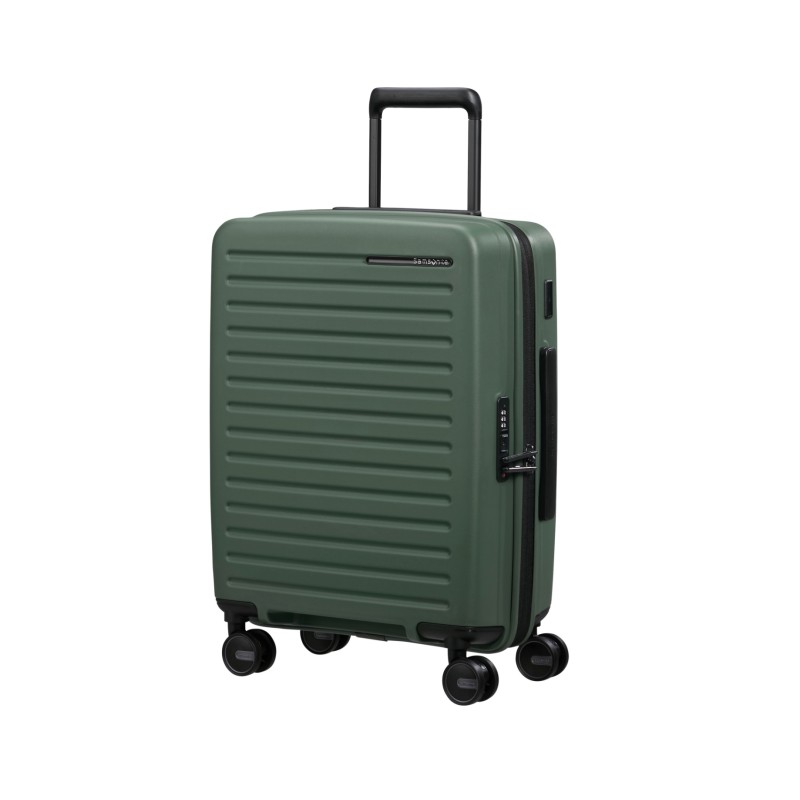Samsonite 150702-1773 Restackd, Βαλίτσα Μικρή/Καμπίνας 55 x 40 x 20 cm, Πολυπροπυλένιο, ΑΤΑΝ, Χακί