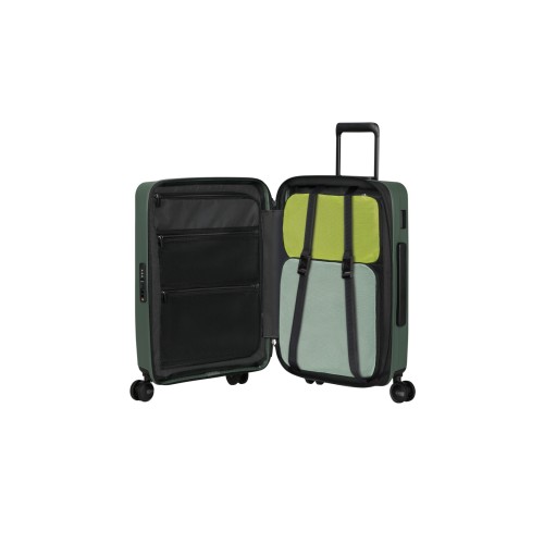 Samsonite 150702-1773 Restackd, Βαλίτσα Μικρή/Καμπίνας 55 x 40 x 20 cm, Πολυπροπυλένιο, ΑΤΑΝ, Χακί