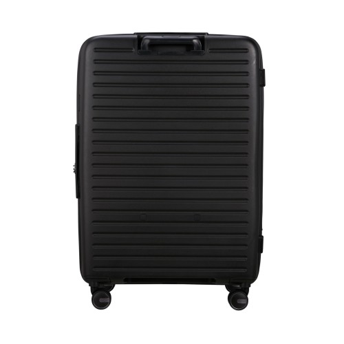 Samsonite 150705-1041 Restackd, Βαλίτσα Μεγάλη 75 x 51 x 29 cm, Πολυπροπυλένιο, ΑΤΑΝ, Μαύρο