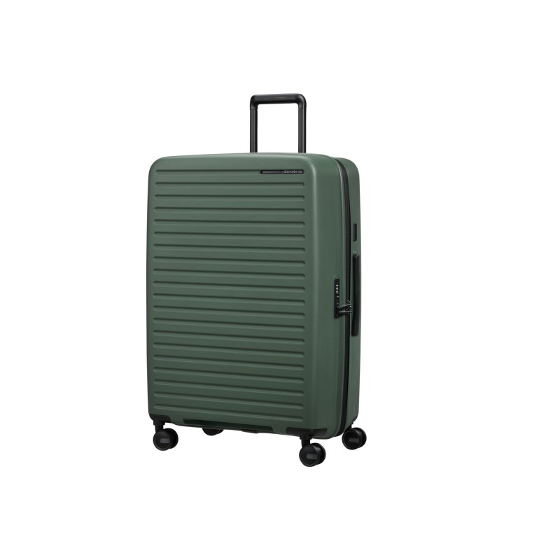Samsonite 150705-1773 Restackd, Βαλίτσα Μεγάλη 75 x 51 x 29 cm, Πολυπροπυλένιο, ΑΤΑΝ, Χακί