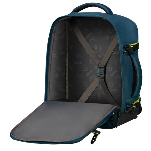 American Tourister 150909-0528 TakeTwoCabin, Σακίδιο Πλάτης, Ύφασμα, Μπλε