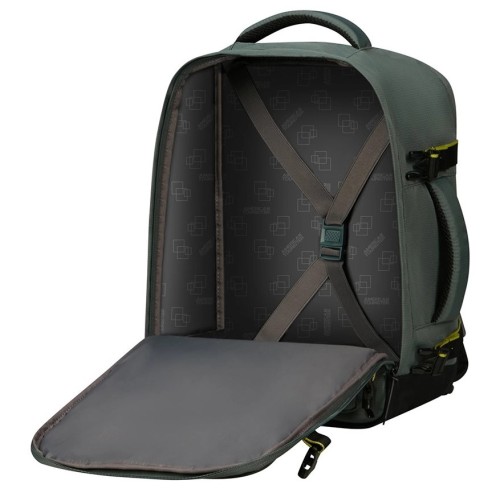American Tourister 150909-1257 TakeTwoCabin, Σακίδιο Πλάτης, Ύφασμα, Πράσινο