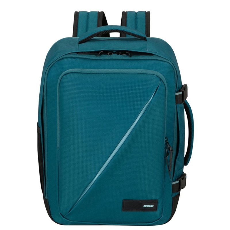American Tourister 150909-2774  TakeTwoCabin, Σακίδιο Πλάτης, Ύφασμα, Πετρόλ