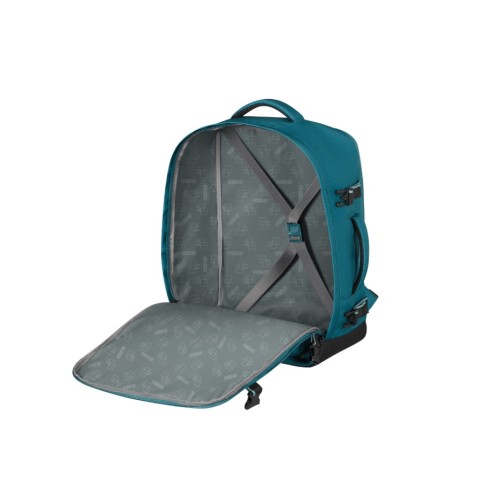 American Tourister 150909-2774  TakeTwoCabin, Σακίδιο Πλάτης, Ύφασμα, Πετρόλ