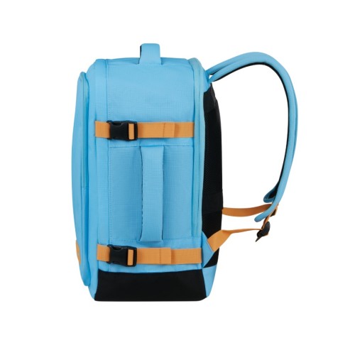American Tourister 150909-Β025 TakeTwoCabin, Σακίδιο Πλάτης, Ύφασμα, Γαλάζιο-Πορτοκαλί