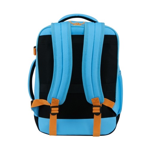 American Tourister 150909-Β025 TakeTwoCabin, Σακίδιο Πλάτης, Ύφασμα, Γαλάζιο-Πορτοκαλί