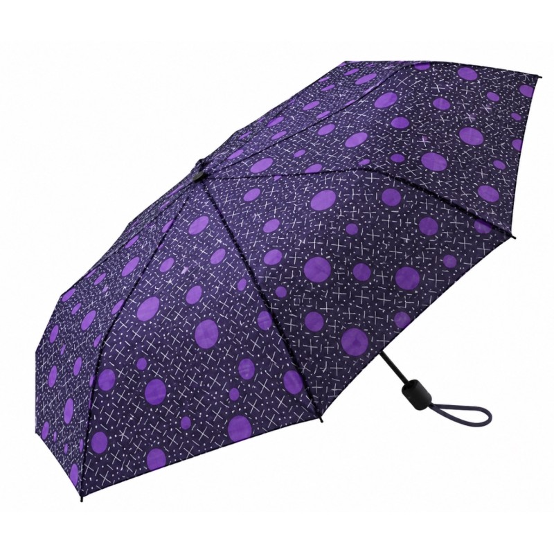 Rain 1511A, Ομπρέλα Αυτόματη, Αντιανεμική, Εμπριμέ Μωβ