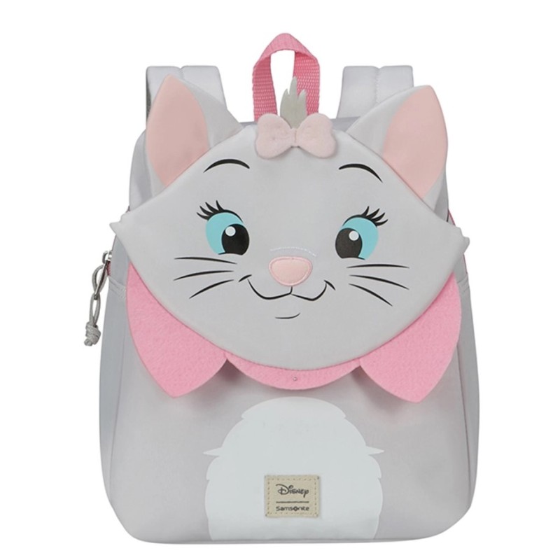 Samsonite 151695-9075 Happy Sammies Disney Aristocat Marie, Παιδικό Σακίδιο Πλάτης, Ύφασμα, Γκρι Αριστόγατες