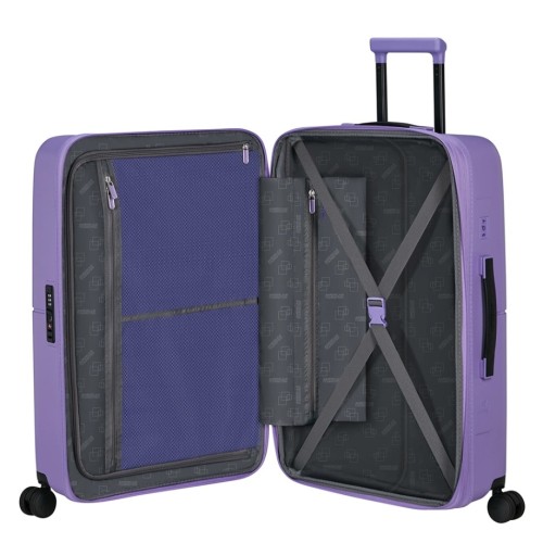 American Tourister 151860-E459 DaspPop, Βαλίτσα Μεσαία 67 × 45 × 28cm, Σκληρή/Πολυπροπυλένιο, Μωβ