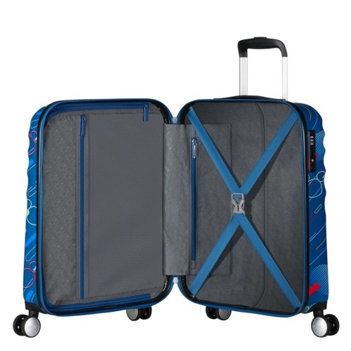 American Tourister 152579-9845 Future Pop, Βαλίτσα Μικρή/Καμπίνας 55 × 40 × 20cm, Σκληρή, Μπλε