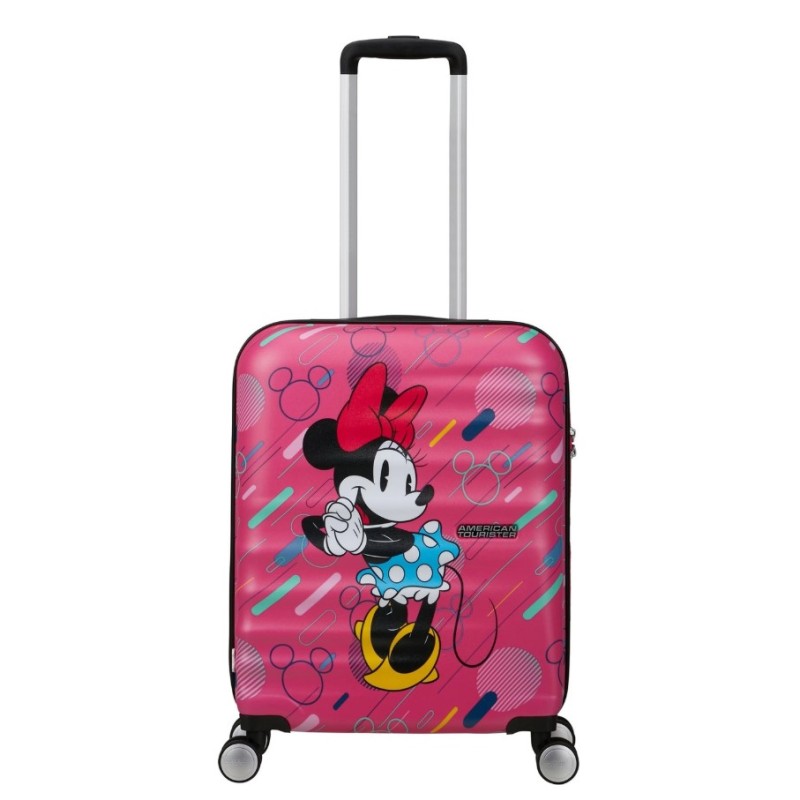American Tourister 152579-9846 Minnie Future Pop Pink, Βαλίτσα Μικρή/Καμπίνας 55 × 40 × 20cm, Σκληρή, Ροζ