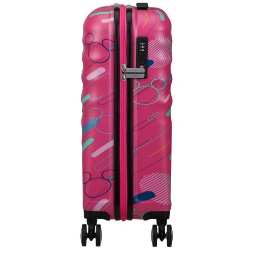 American Tourister 152579-9846 Minnie Future Pop Pink, Βαλίτσα Μικρή/Καμπίνας 55 × 40 × 20cm, Σκληρή, Ροζ