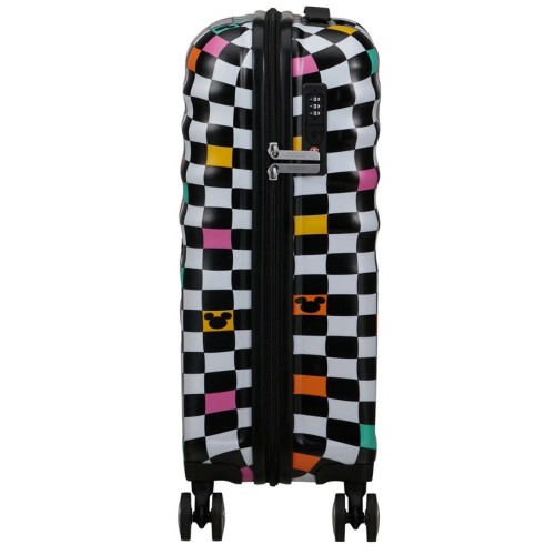 American Tourister 152579-A080 Mickey Check, Βαλίτσα Μικρή/Καμπίνας 55 × 40 × 20cm, Σκληρή, Πολύχρωμο