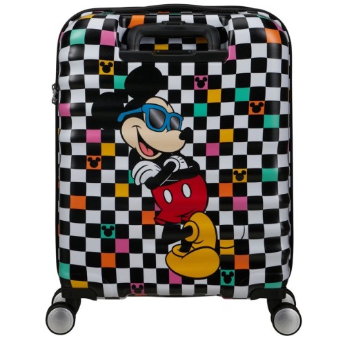 American Tourister 152579-A080 Mickey Check, Βαλίτσα Μικρή/Καμπίνας 55 × 40 × 20cm, Σκληρή, Πολύχρωμο