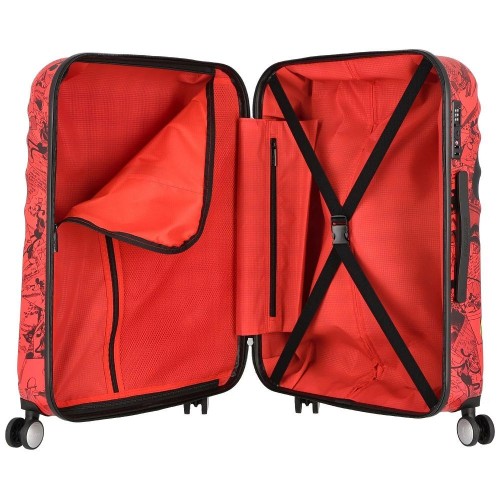 American Tourister 152581-6976 Disney Wavebreaker, Βαλίτσα Μεσαία, Σκληρή, ΑΤΑΝ, Κόκκινο