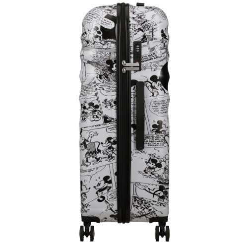 American Tourister 152584-7484 Disney Wavebreaker Minnie Comics, Βαλίτσα Μεγάλη, Σκληρή, Λευκό