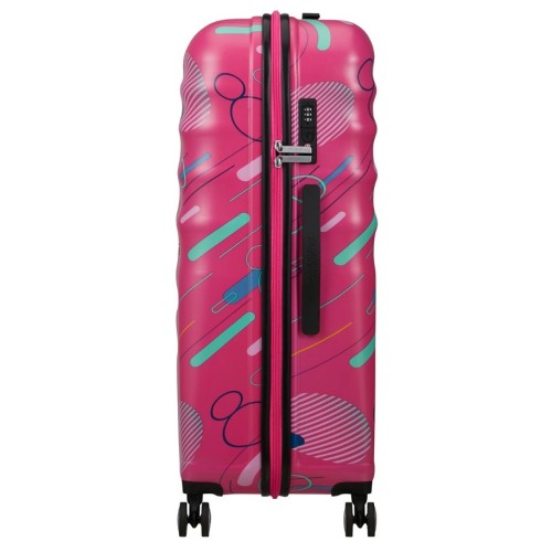 American Tourister 152584-9846 Disney Wavebreaker Minnie Future Pop, Βαλίτσα Μεγάλη, Σκληρή, Ροζ