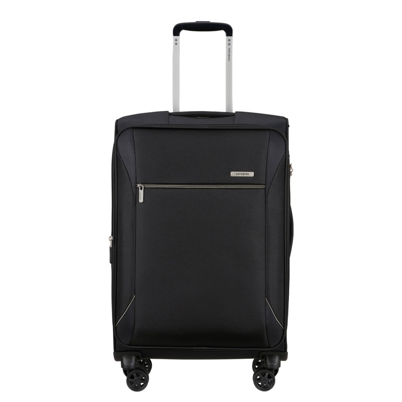 Samsonite 154780-1041 Base Breeze, Βαλίτσα Μεσαία, Ύφασμα, ΑΤΑΝ, Μαύρο