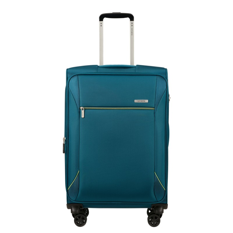 Samsonite 154780-1686 Base Breeze, Βαλίτσα Μεσαία, Ύφασμα, ΑΤΑΝ, Πετρόλ