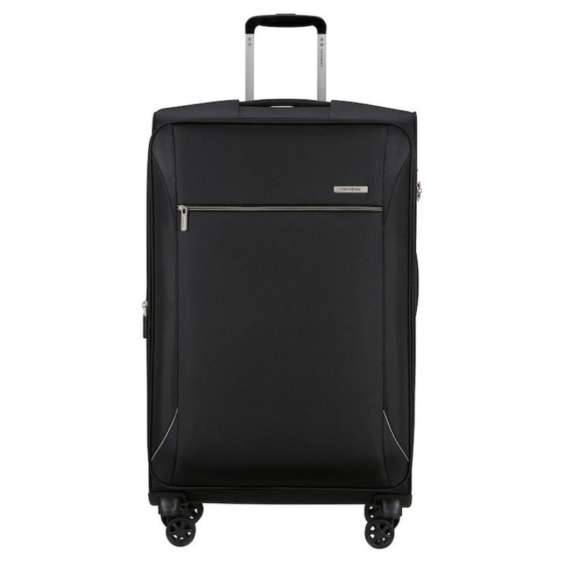 Samsonite 154781-1041 Base Breeze, Βαλίτσα Μεγάλη, Ύφασμα, Μαύρο