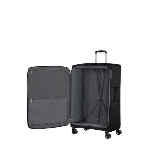 Samsonite 154781-1041 Base Breeze, Βαλίτσα Μεγάλη, Ύφασμα, Μαύρο